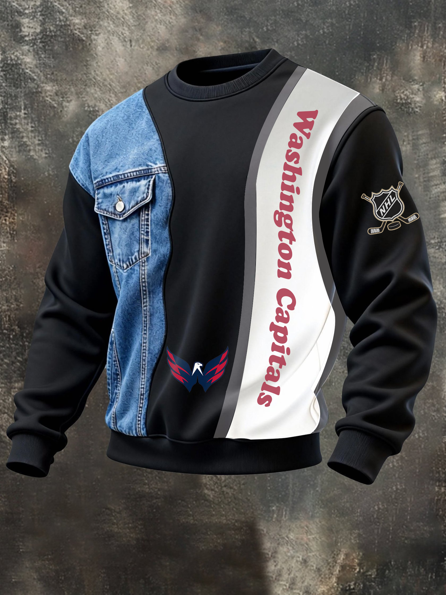 WC x NHL Denim & Sporty Hybrid Jacket Line NAK CTKT